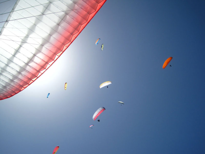 Kamshet paragliding upview