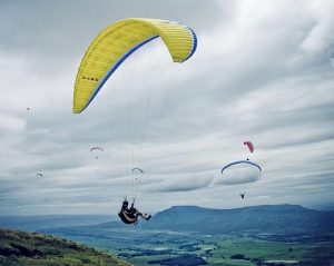 Kamshet paragliding Take off from Tower hill