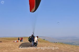 While take-off, photo in action